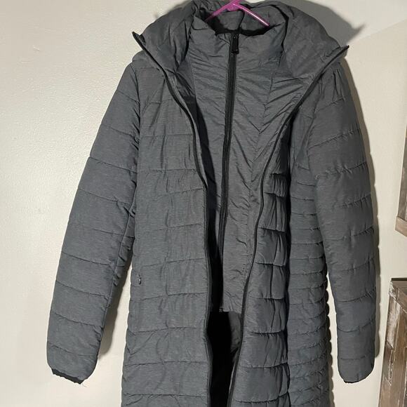 Express woman’s long puffer coat,  small, winter coat, puffer coat - Picture 1 of 12